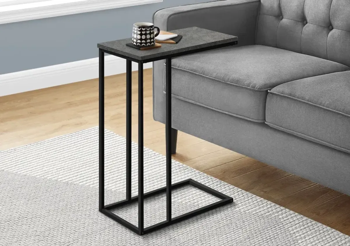 Brigid C-Table - Dark Gray/Black