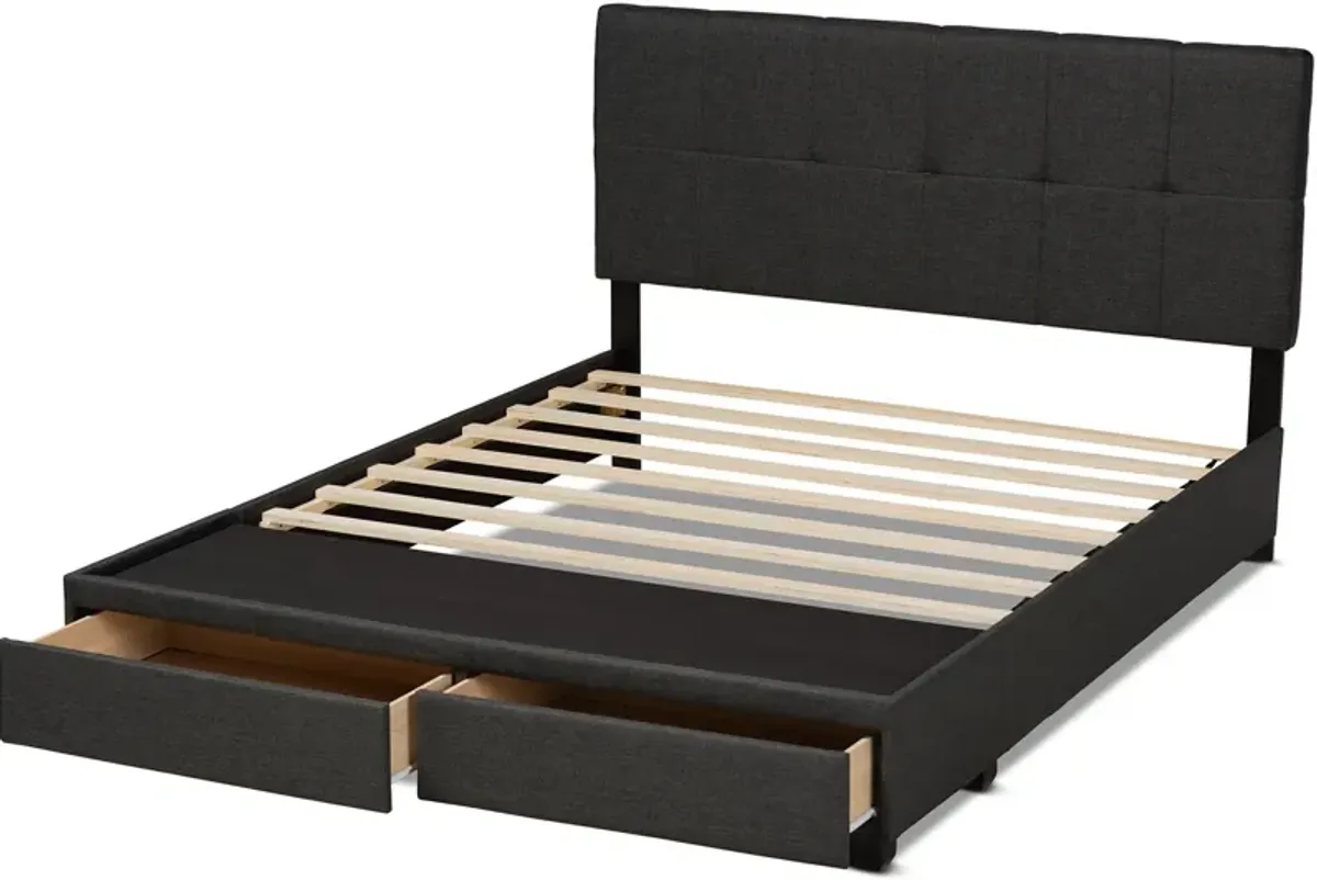 Alondra King Upholstered Platform Storage Bed