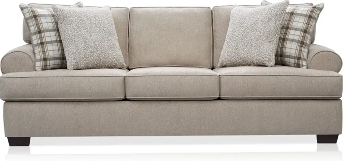 Emory Sofa, Loveseat and Chair - Beige