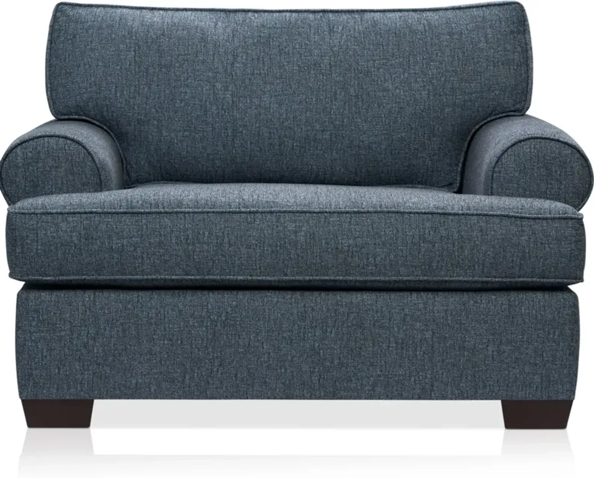 Emory Sofa and Chair - Navy