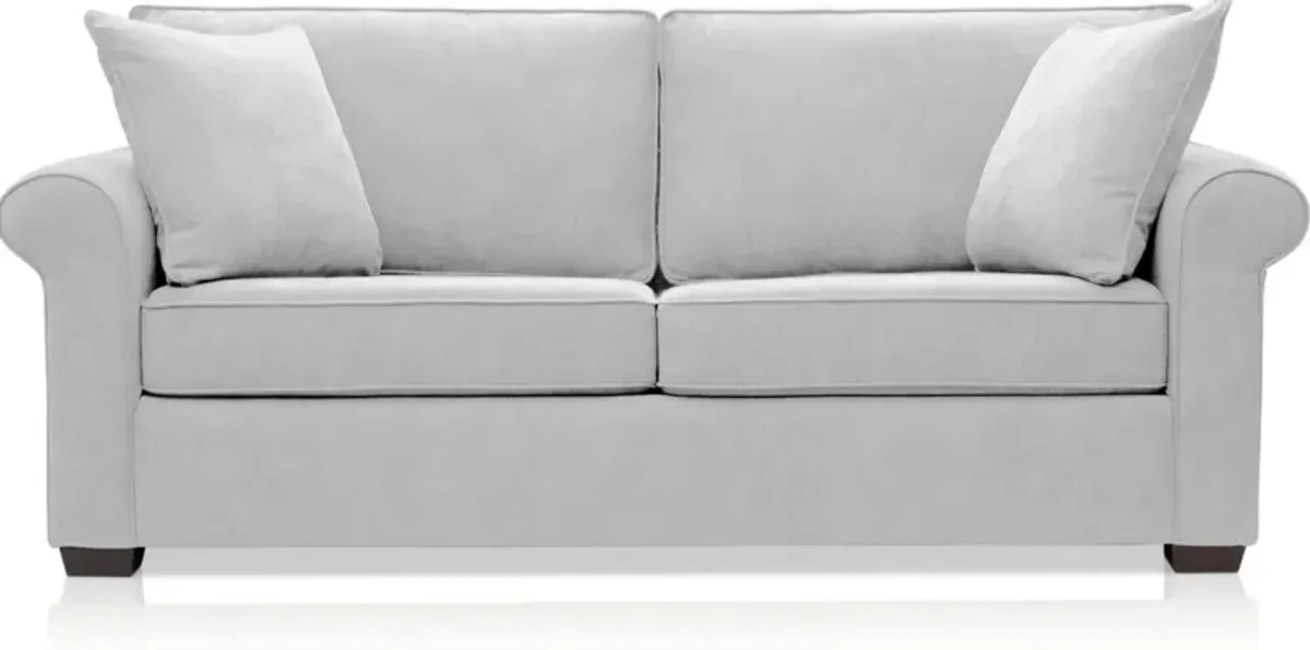 Milly Sofa and Loveseat Set - Light Gray