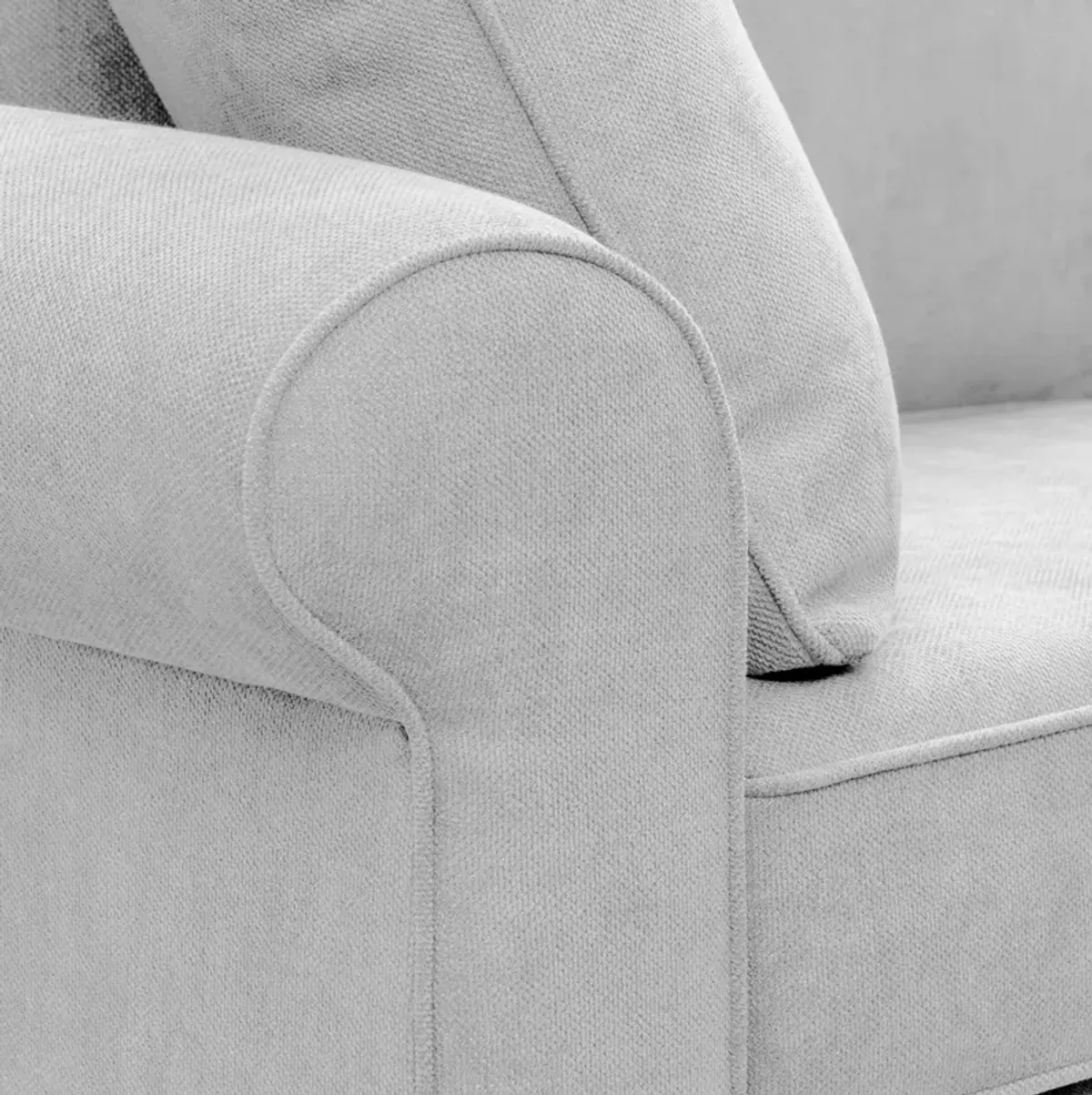 Milly Sofa and Loveseat Set - Light Gray