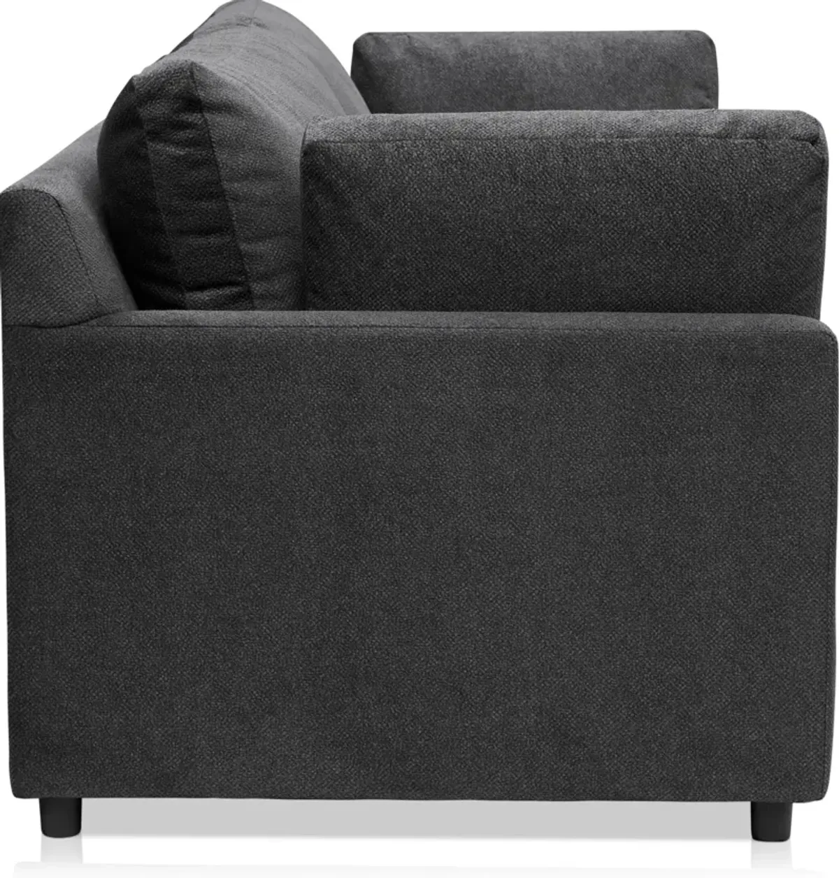 Lena Sofa and Chair Set - Charcoal