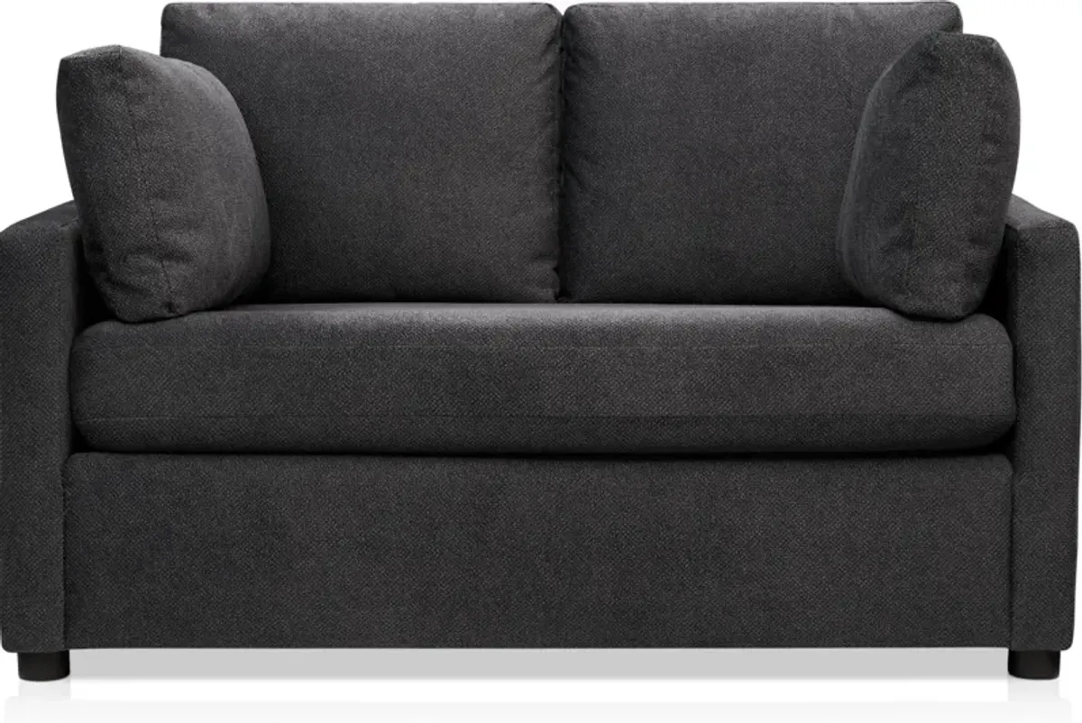 Lena Sofa, Loveseat and Chair Set - Charcoal