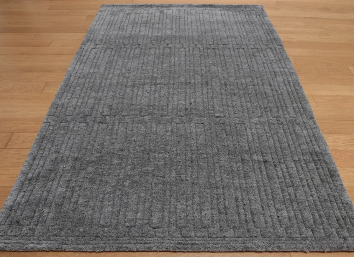 Verailles 5' x 8' Area Rug - Gray