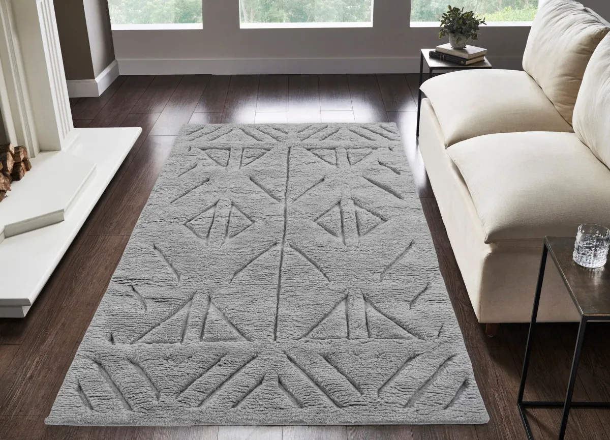 Nyssa 5' x 8' Area Rug - Gray