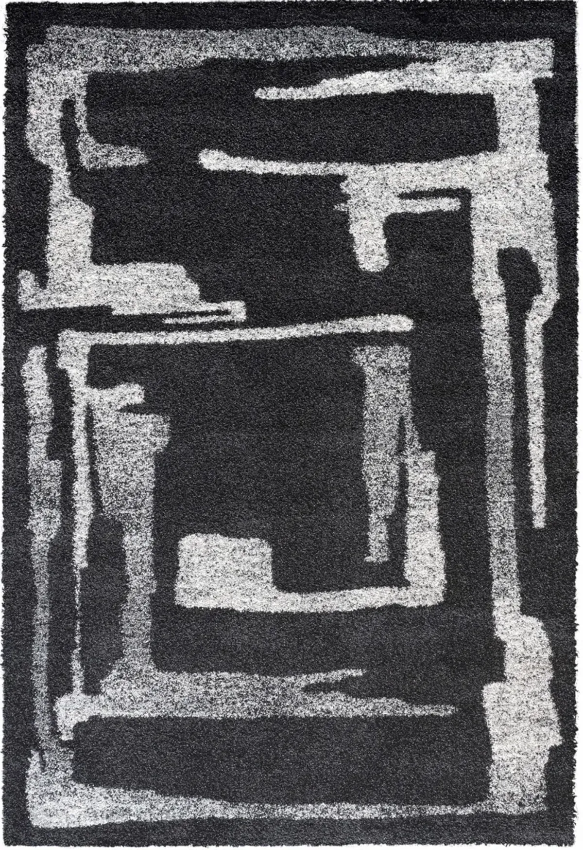 Granada 5' x 8' Area Rug - Charcoal/Ivory