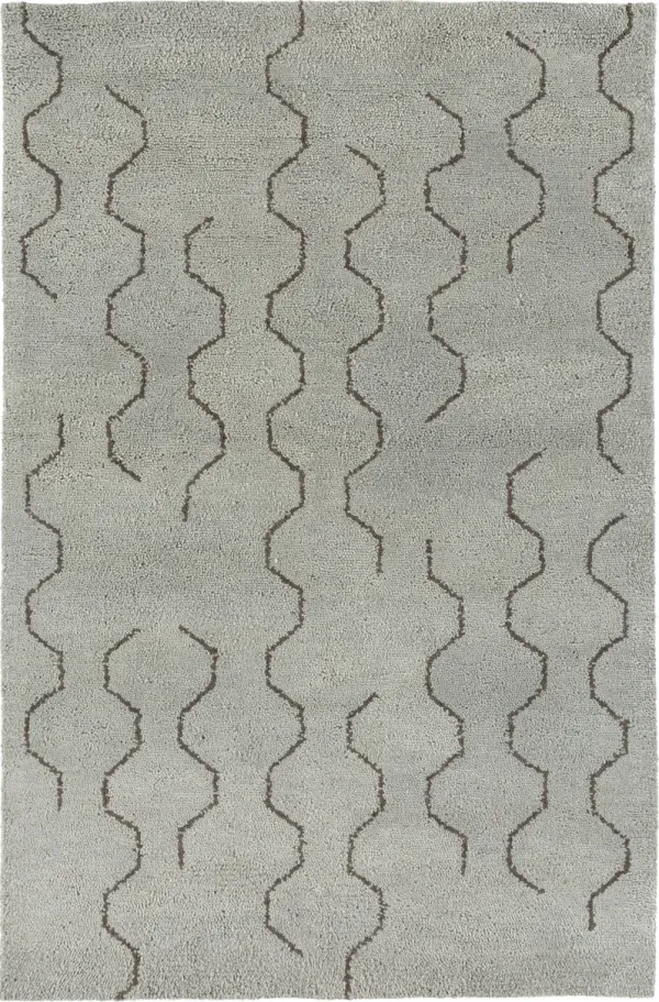 Ardor 4'x 6' Area Rug - Silver Waves