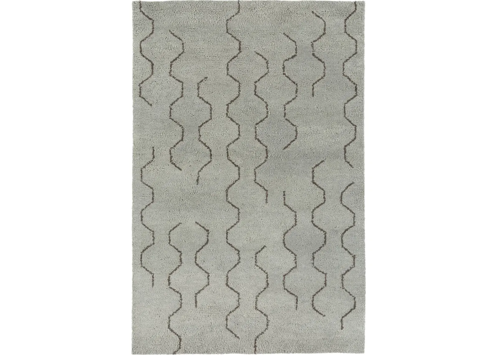 Ardor 4'x 6' Area Rug - Silver Waves