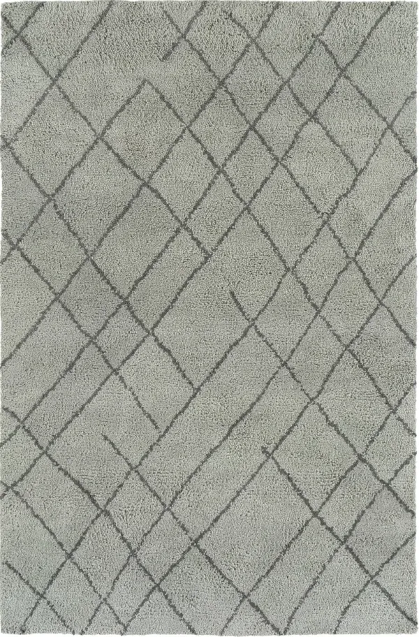 Brioche 4'x 6' Area Rug - Silver