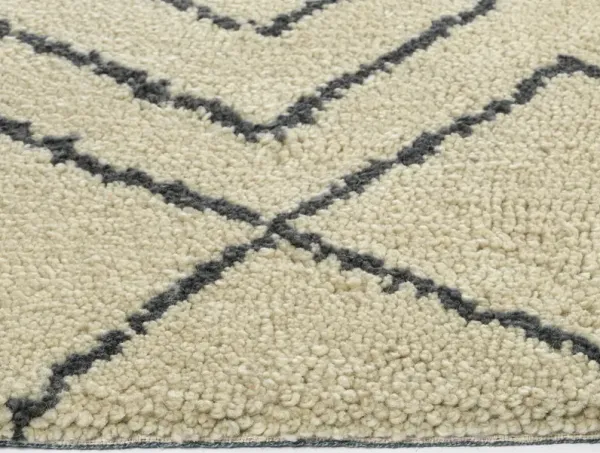 Brio 2'x 8' Runner Rug - Ivory/Blue