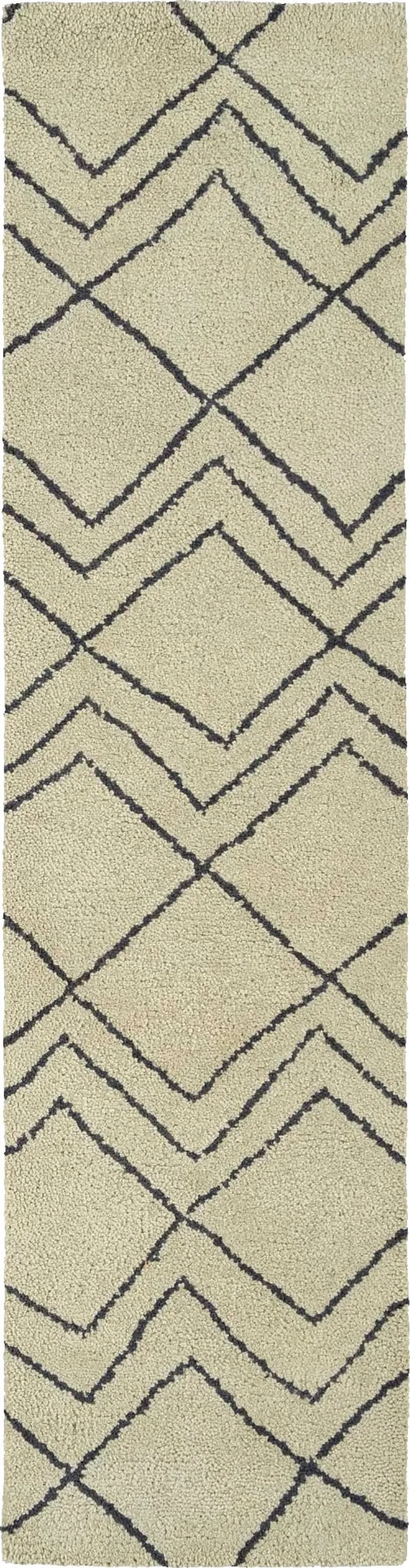 Brio 2'x 8' Runner Rug - Ivory/Blue