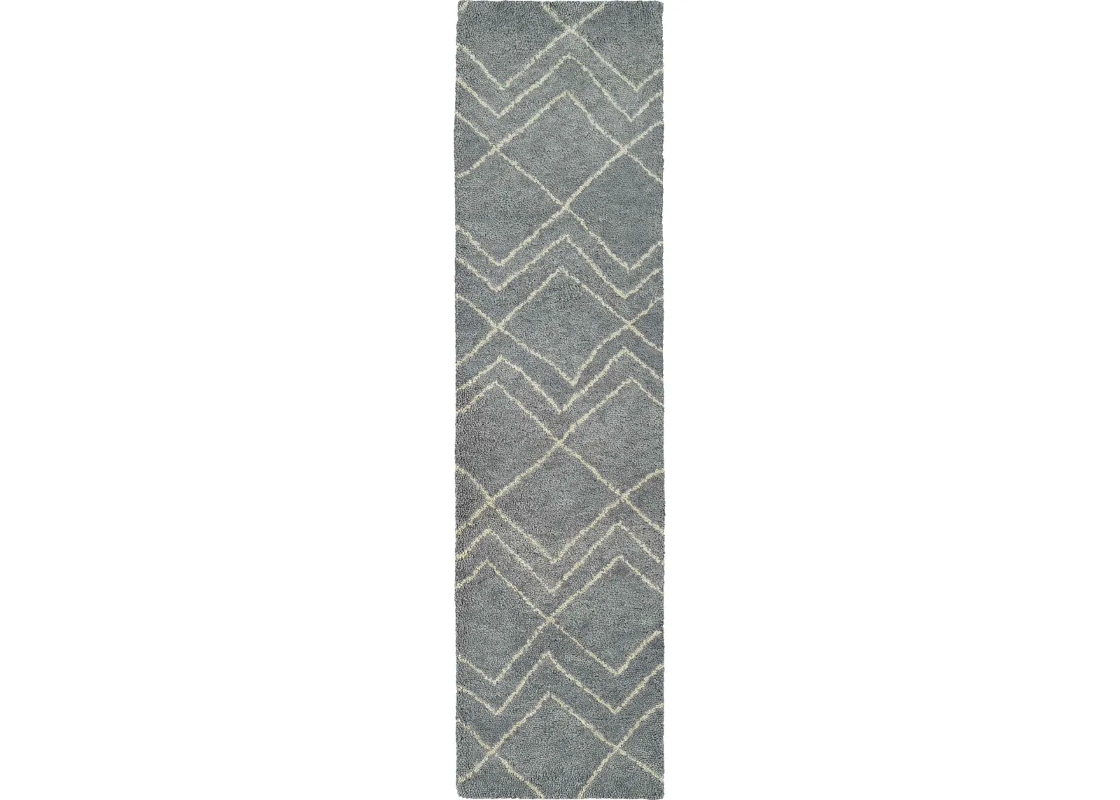 Brio 2'x 8' Runner Rug - Gray