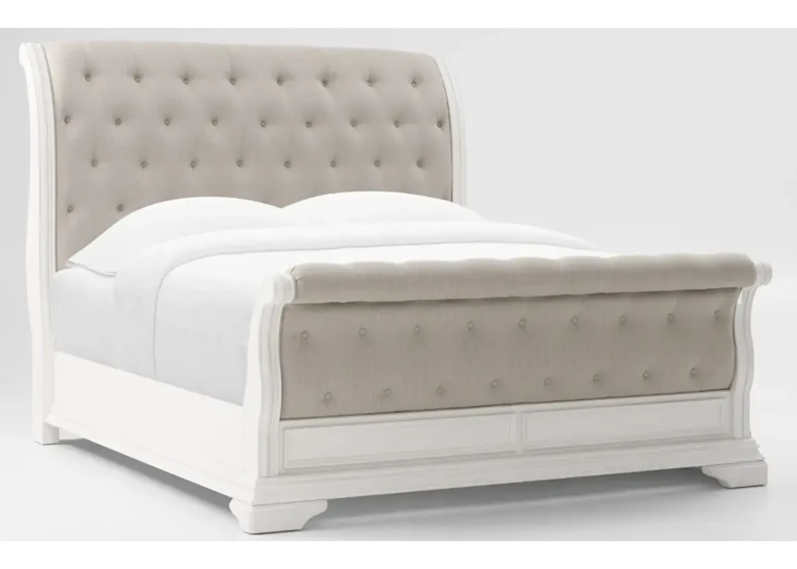 Mayfair King Upholstered Sleigh Bed