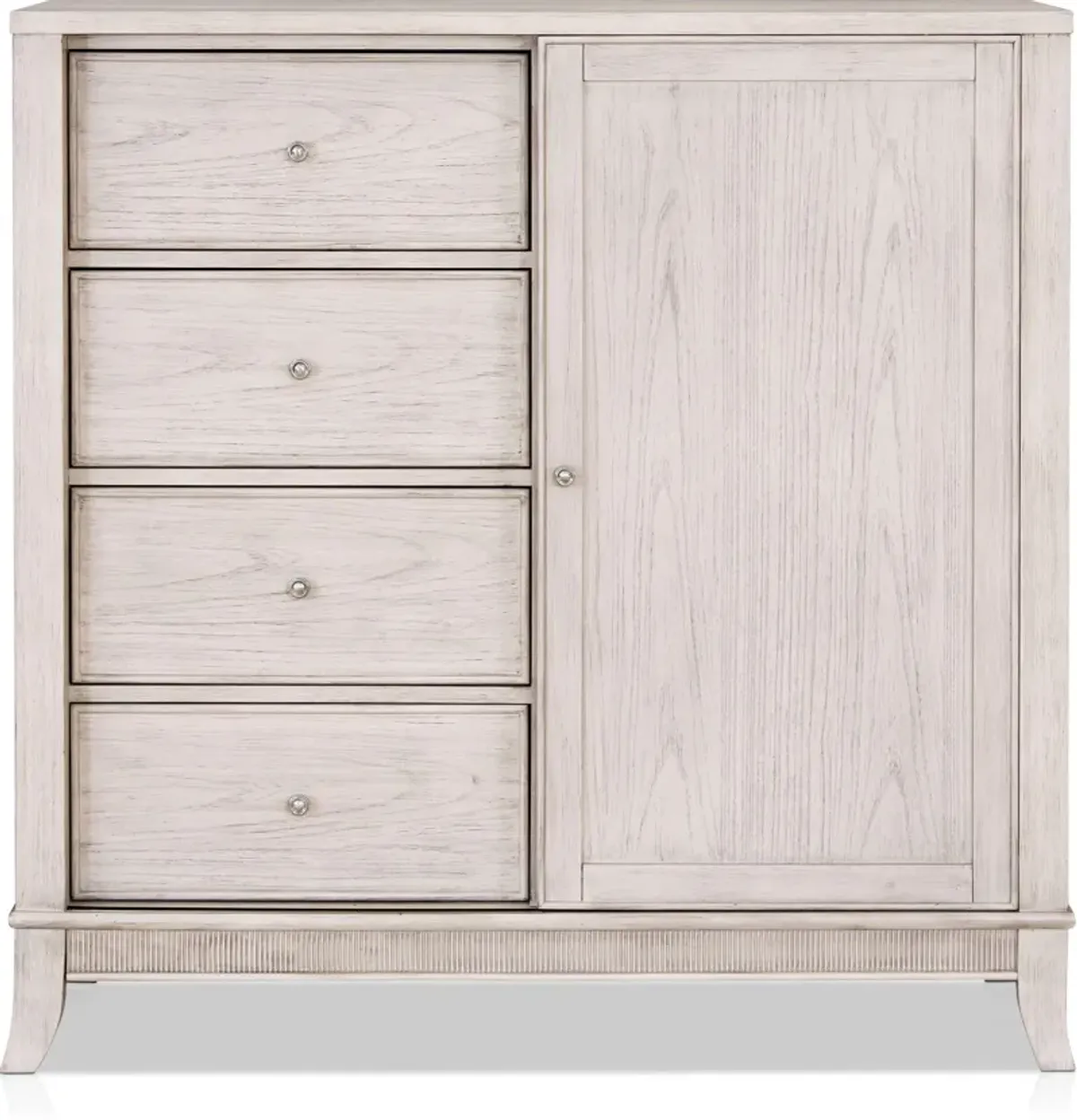 Hazel Door Chest - Water White