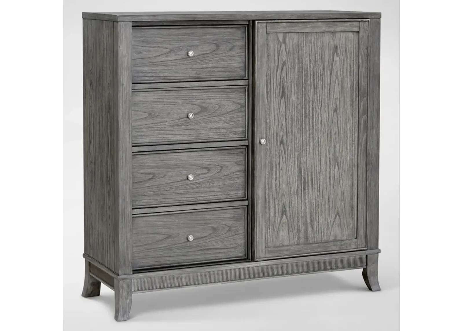 Hazel Door Chest - Gray