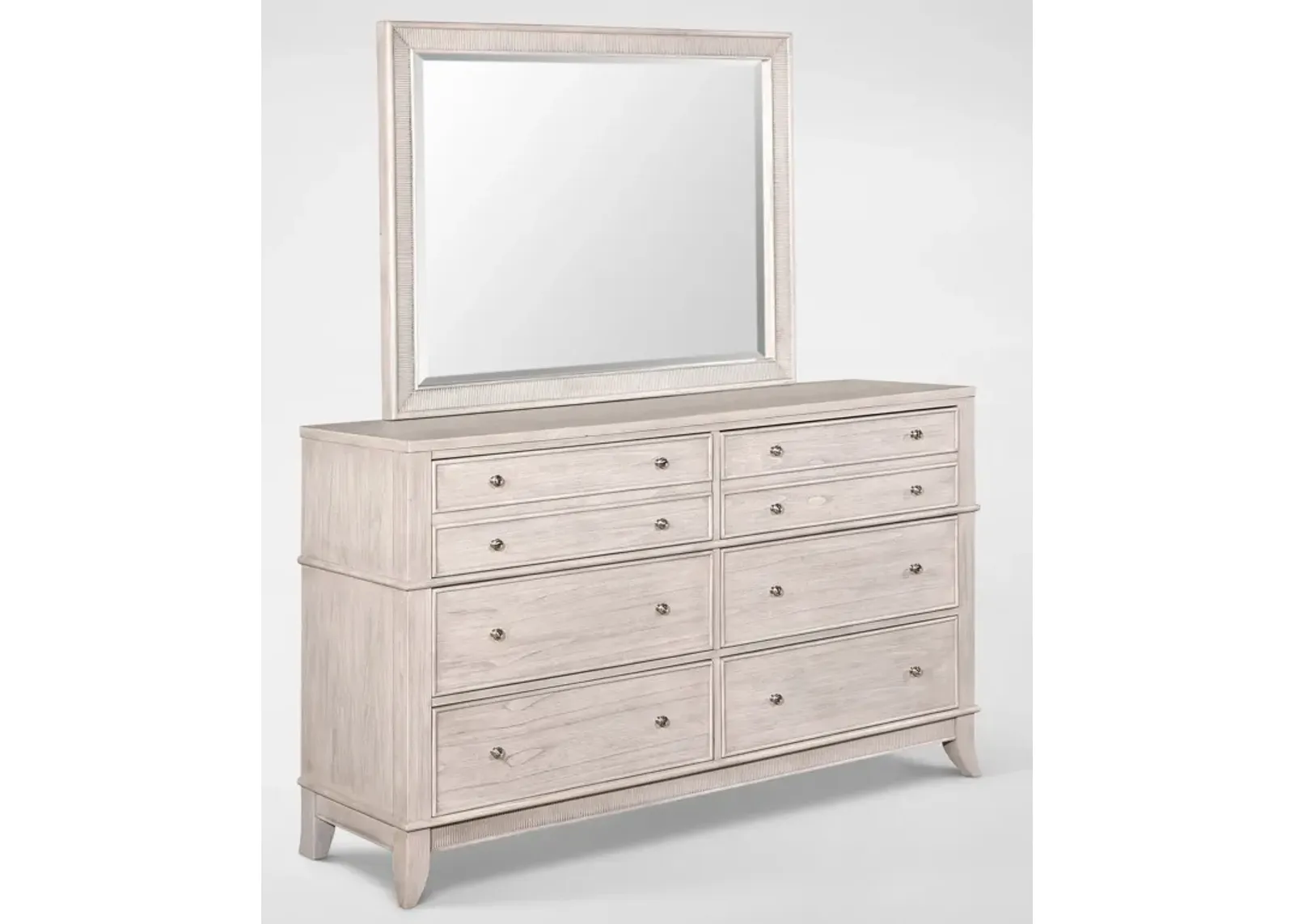 Hazel Dresser and Mirror - Water White