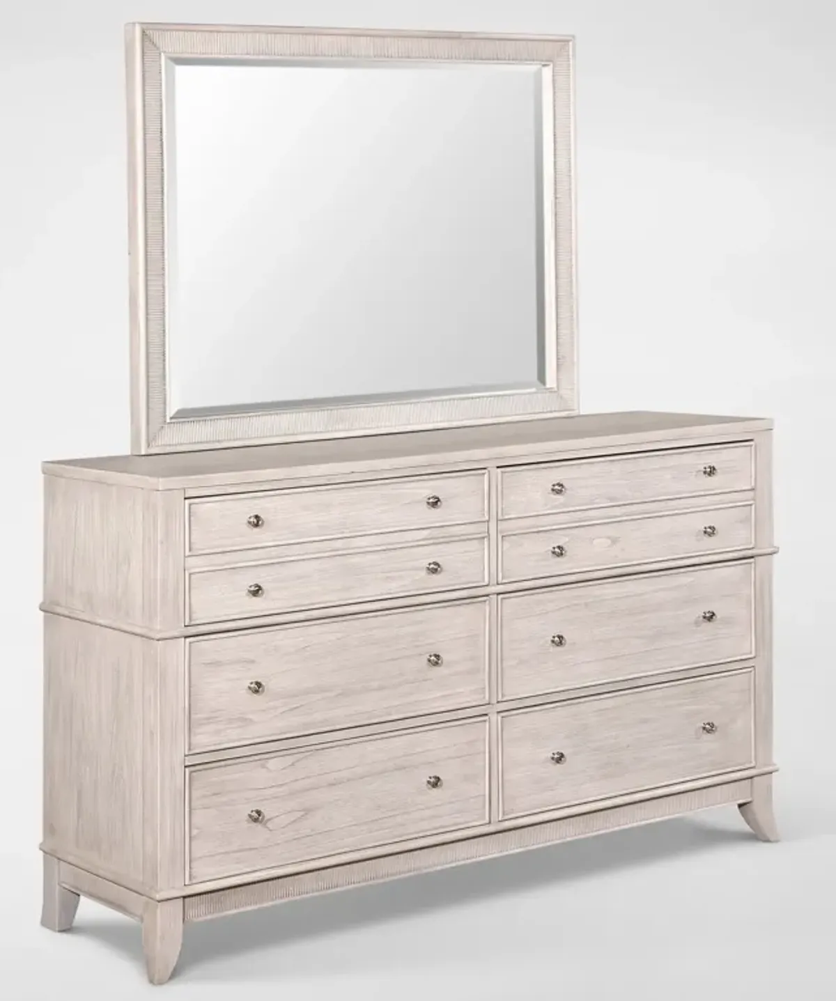 Hazel Dresser and Mirror - Water White