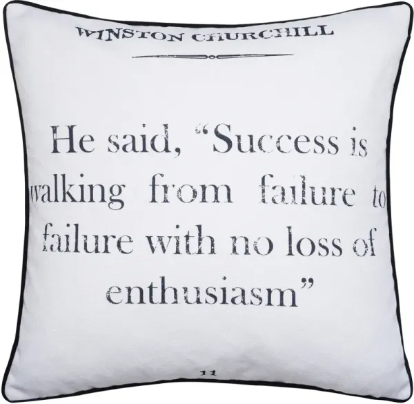 Winston Churchill Accent Pillow