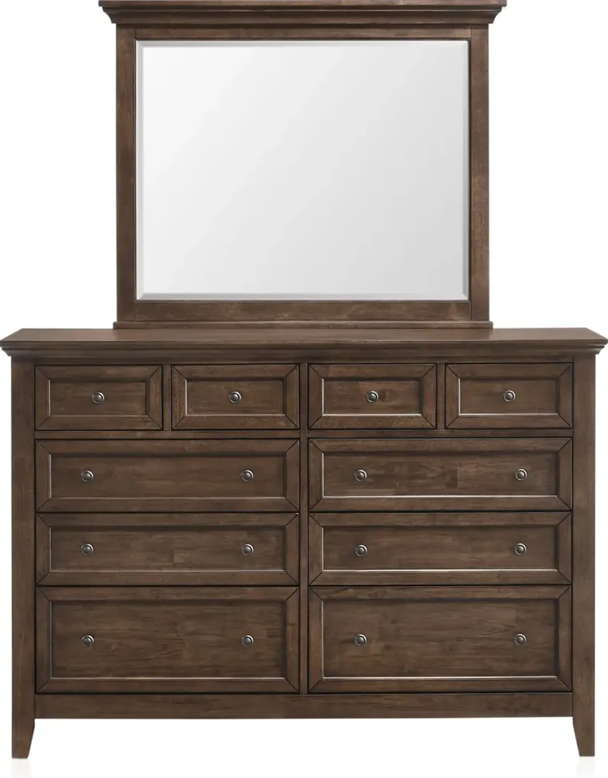 Lincoln Dresser and Mirror - Hickory