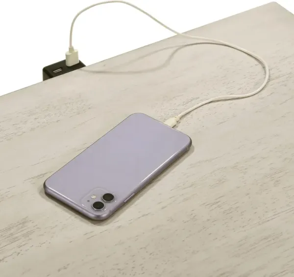 Lincoln Solid Wood 6-Piece Queen Bedroom Set with Nightstand,Dresser and Mirror - White