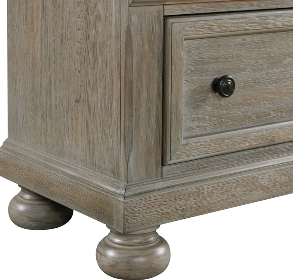 Hanover Nightstand with USB Charging - Taupe