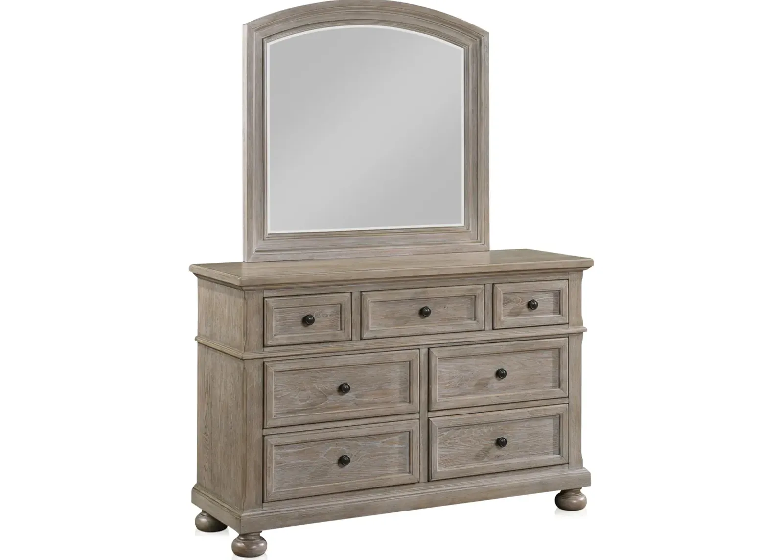 Hanover Youth Dresser and Mirror - Taupe