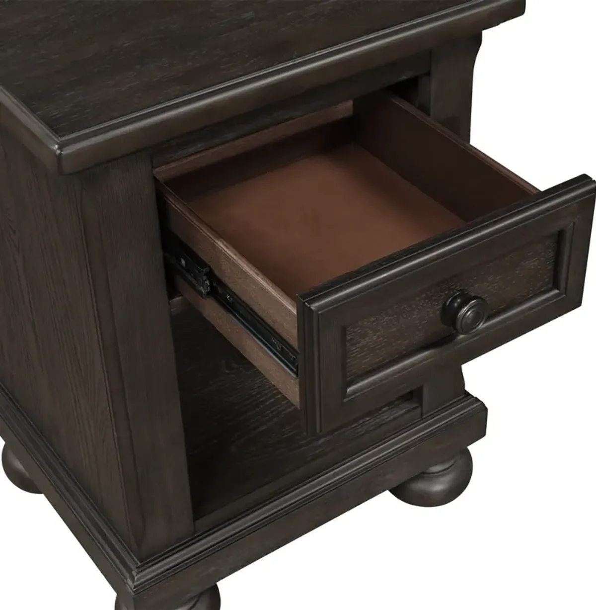 Hanover Youth Nightstand with USB Charging - Tobacco