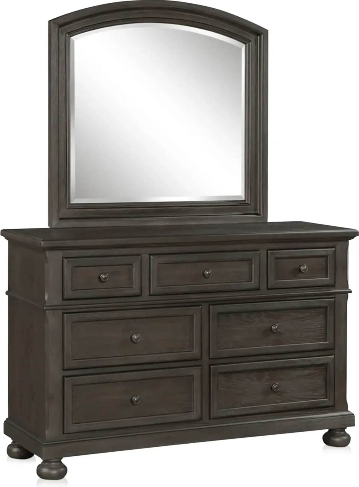 Hanover Youth Dresser and Mirror - Tobacco