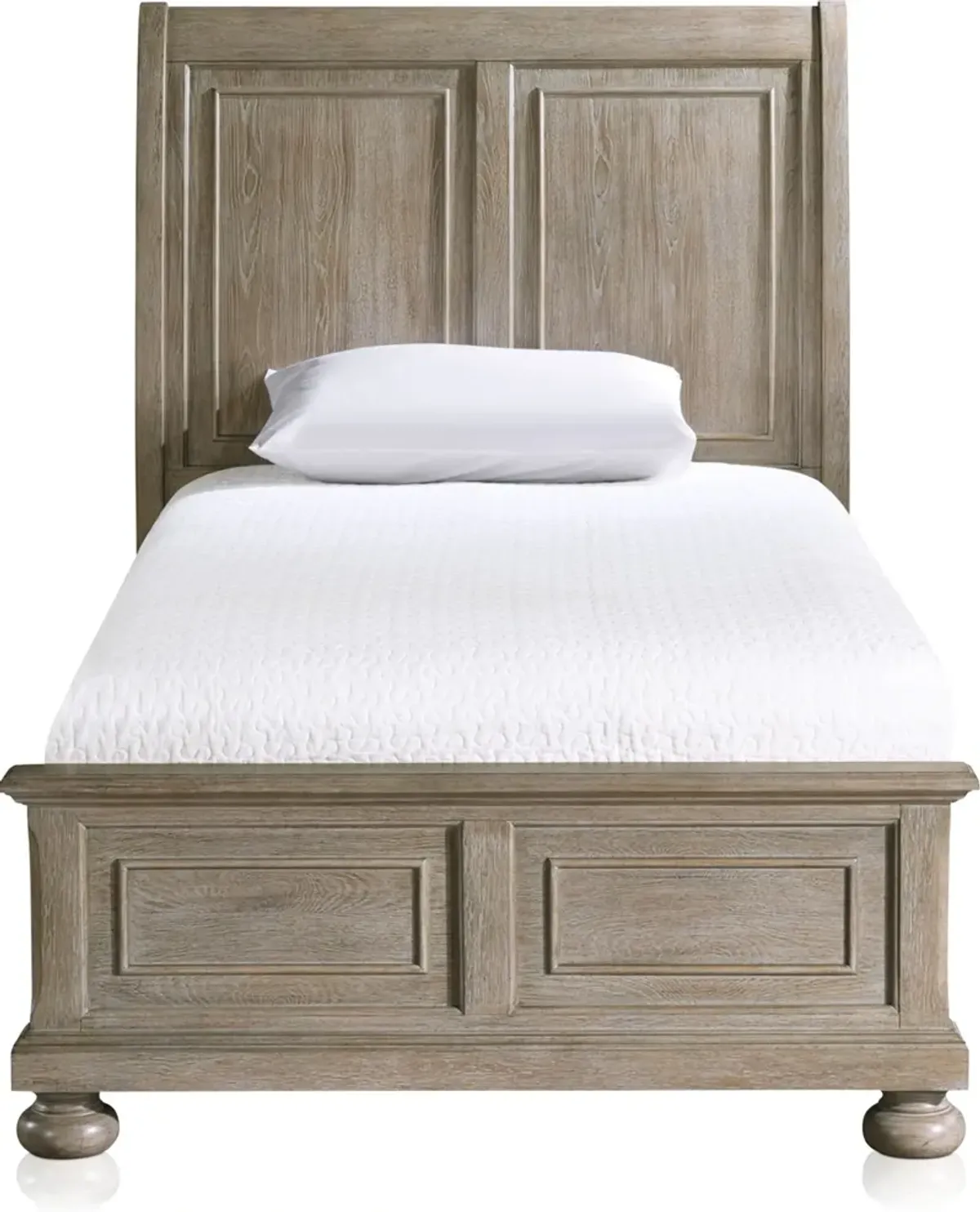 Hanover Youth Twin Sleigh Bed - Taupe