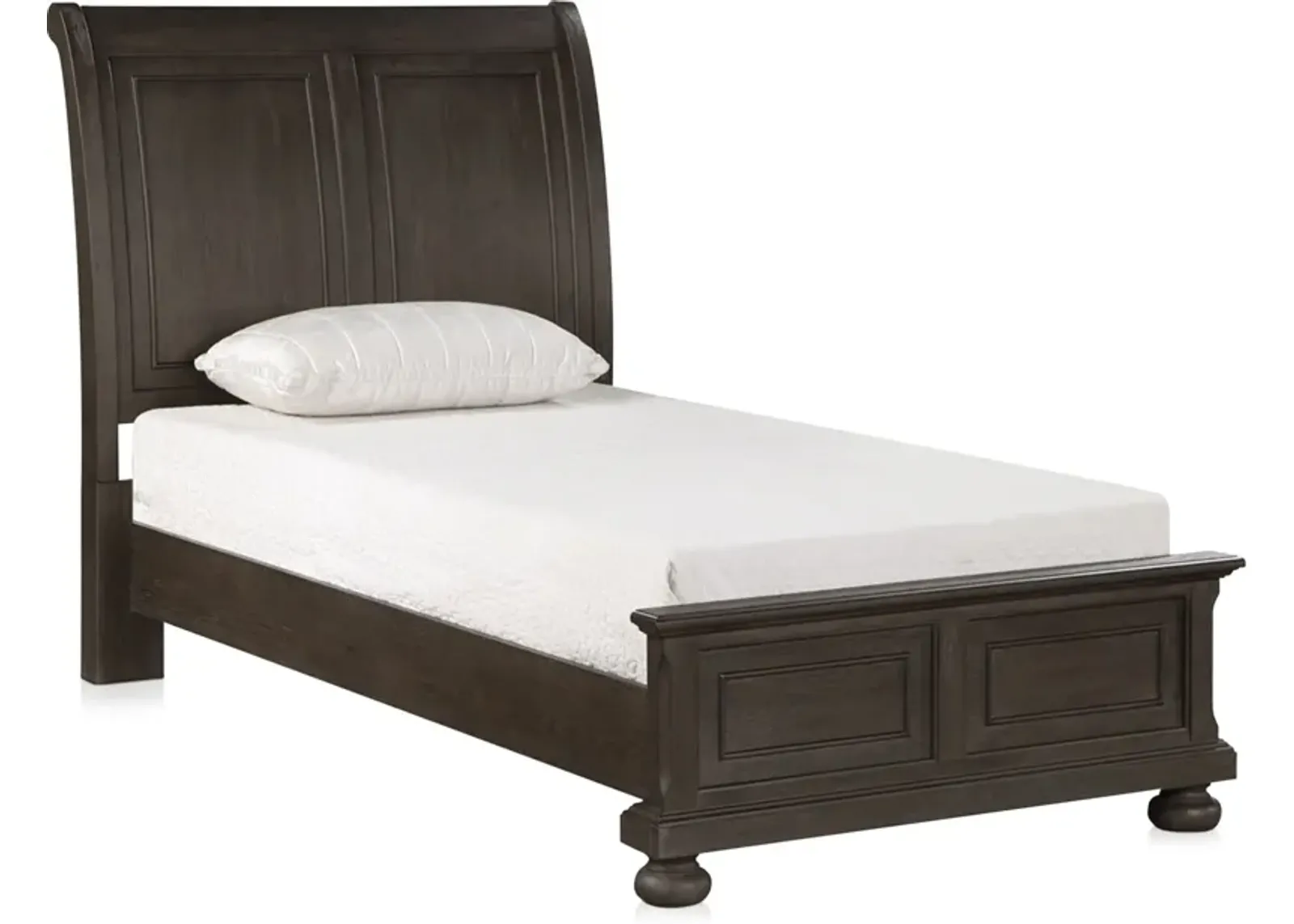 Hanover Youth Twin Sleigh Bed - Tobacco