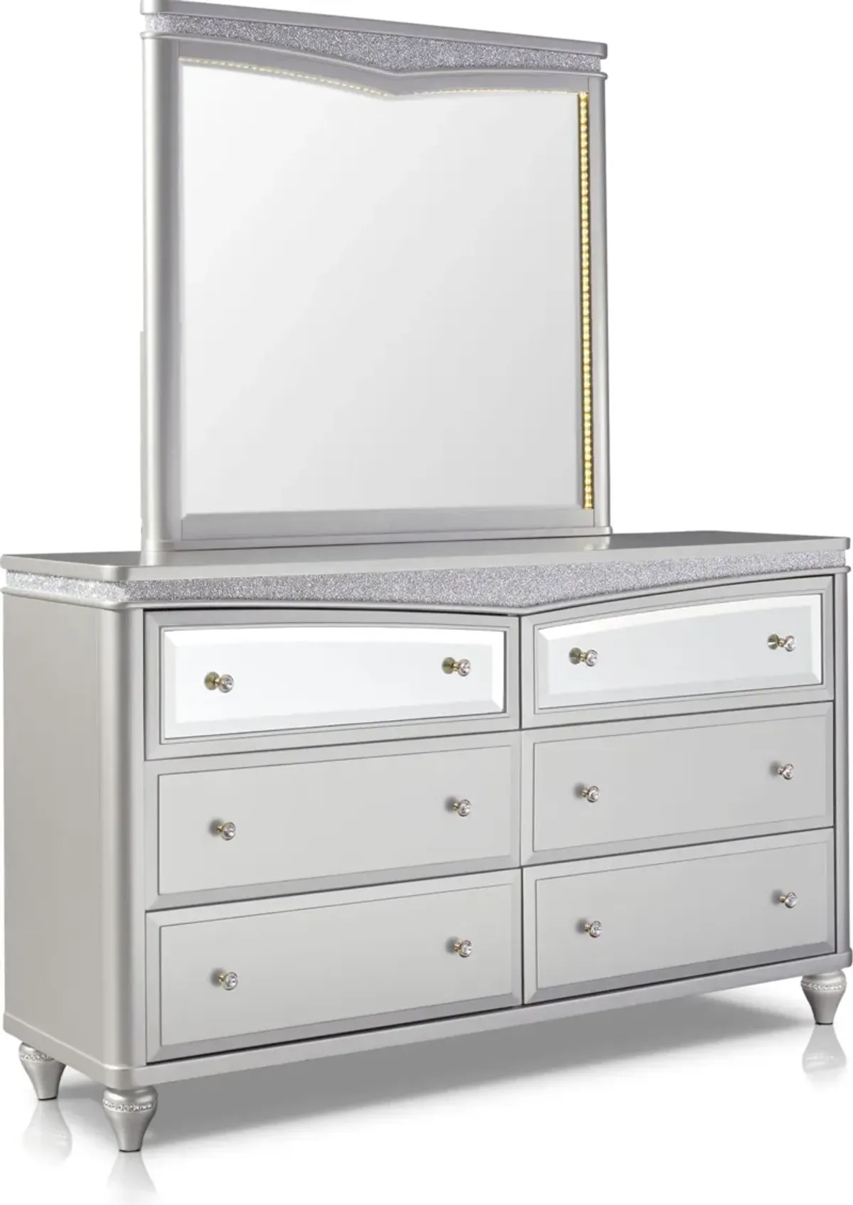 Posh Dresser and Mirror