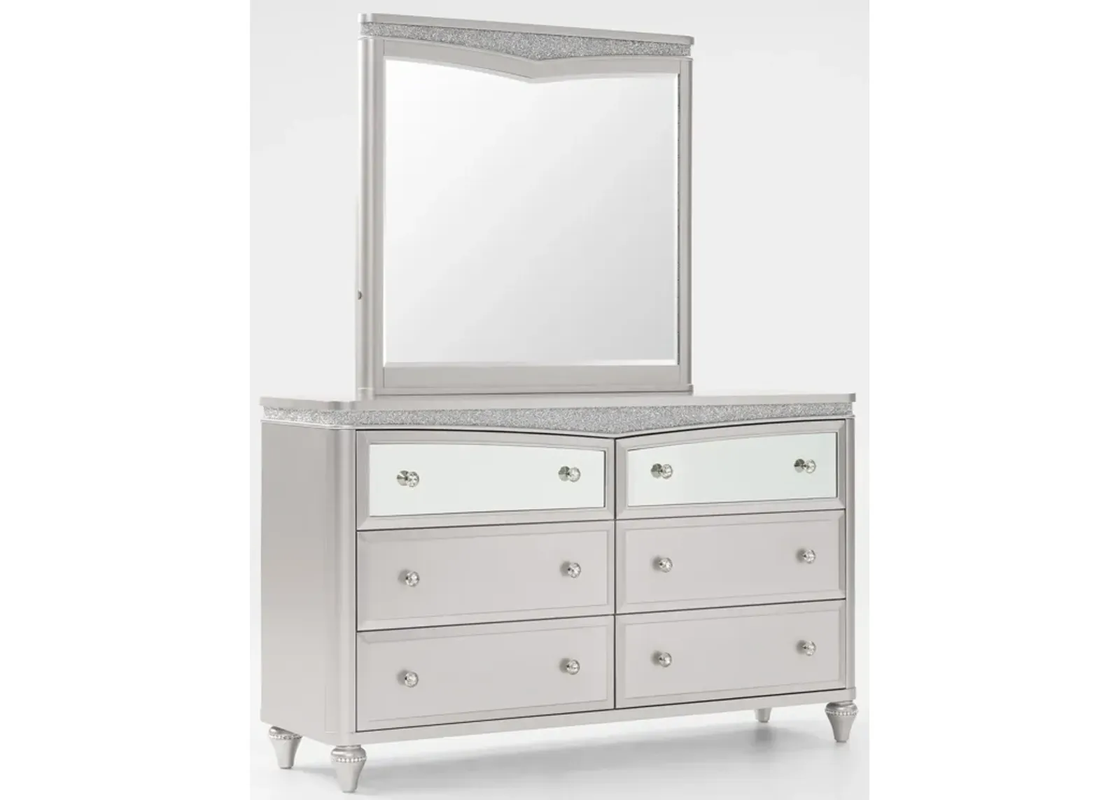 Posh Dresser and Mirror