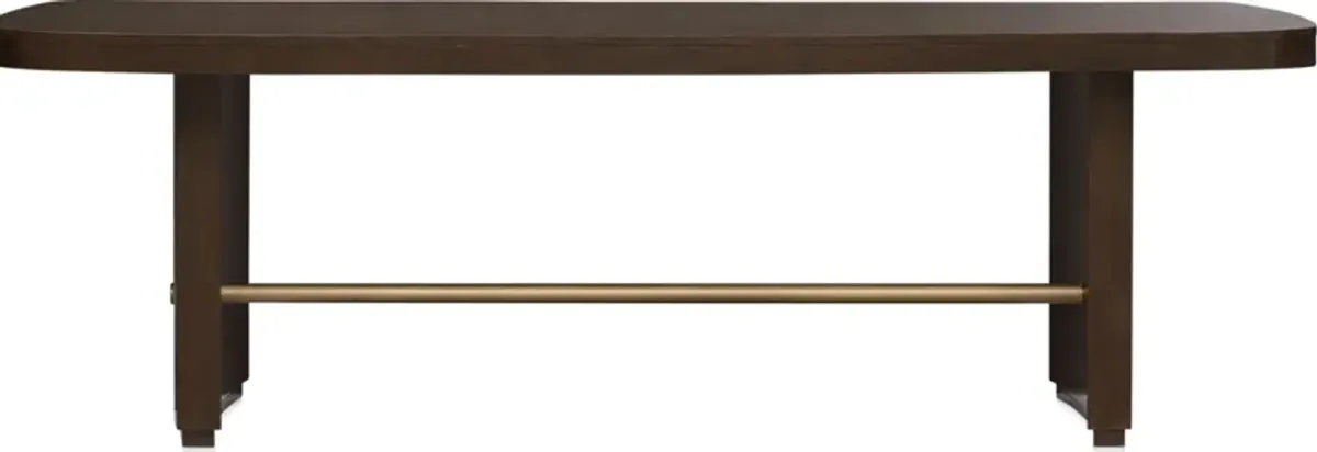Milan Dining Table, 6 Side Chairs and 2 Host Chairs - Espresso