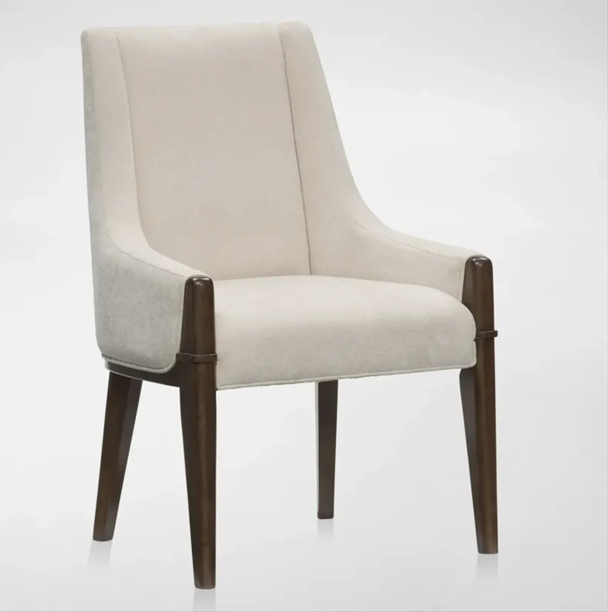 Milan Dining Table, 6 Side Chairs and 2 Host Chairs - Espresso