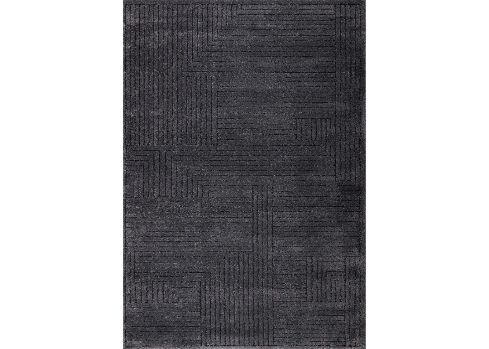 Oriel 5' x 8' Area Rug - Black