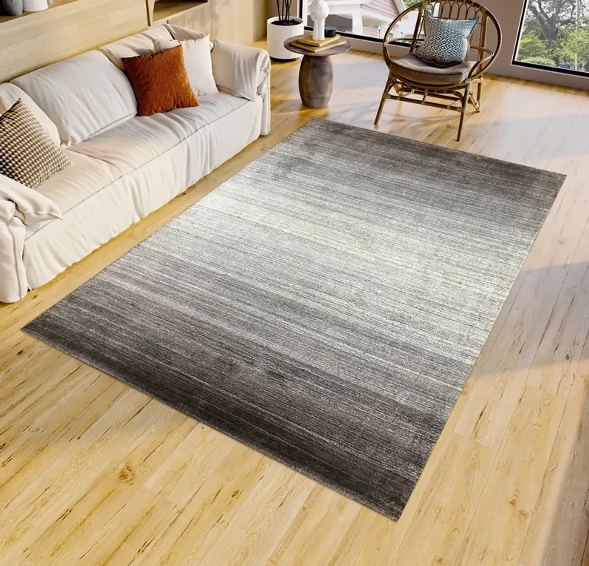 Grover 5' x 8' Area Rug - Brown