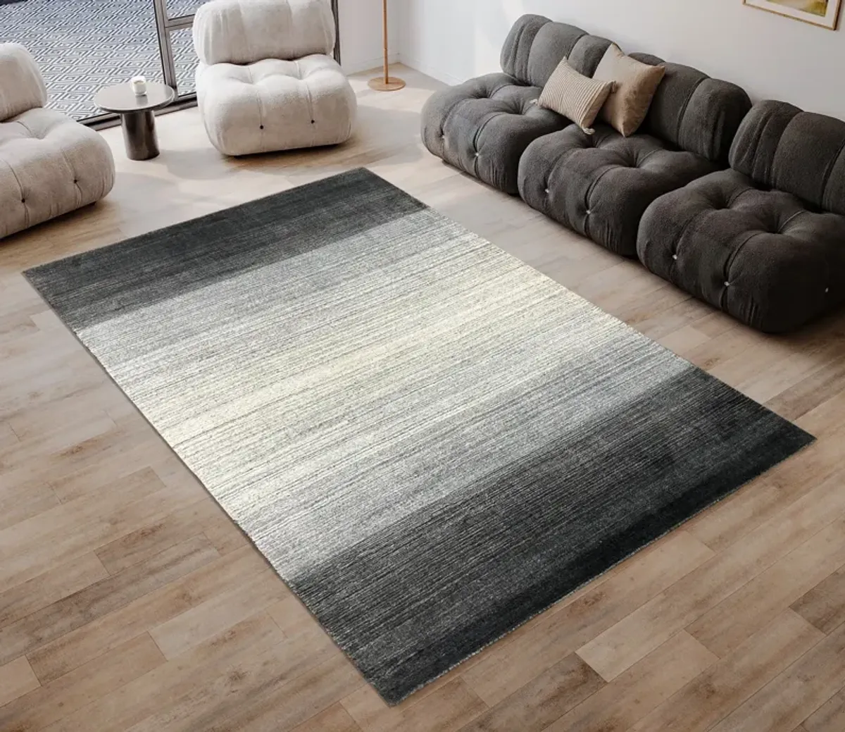 Grover 5' x 8' Area Rug - Black