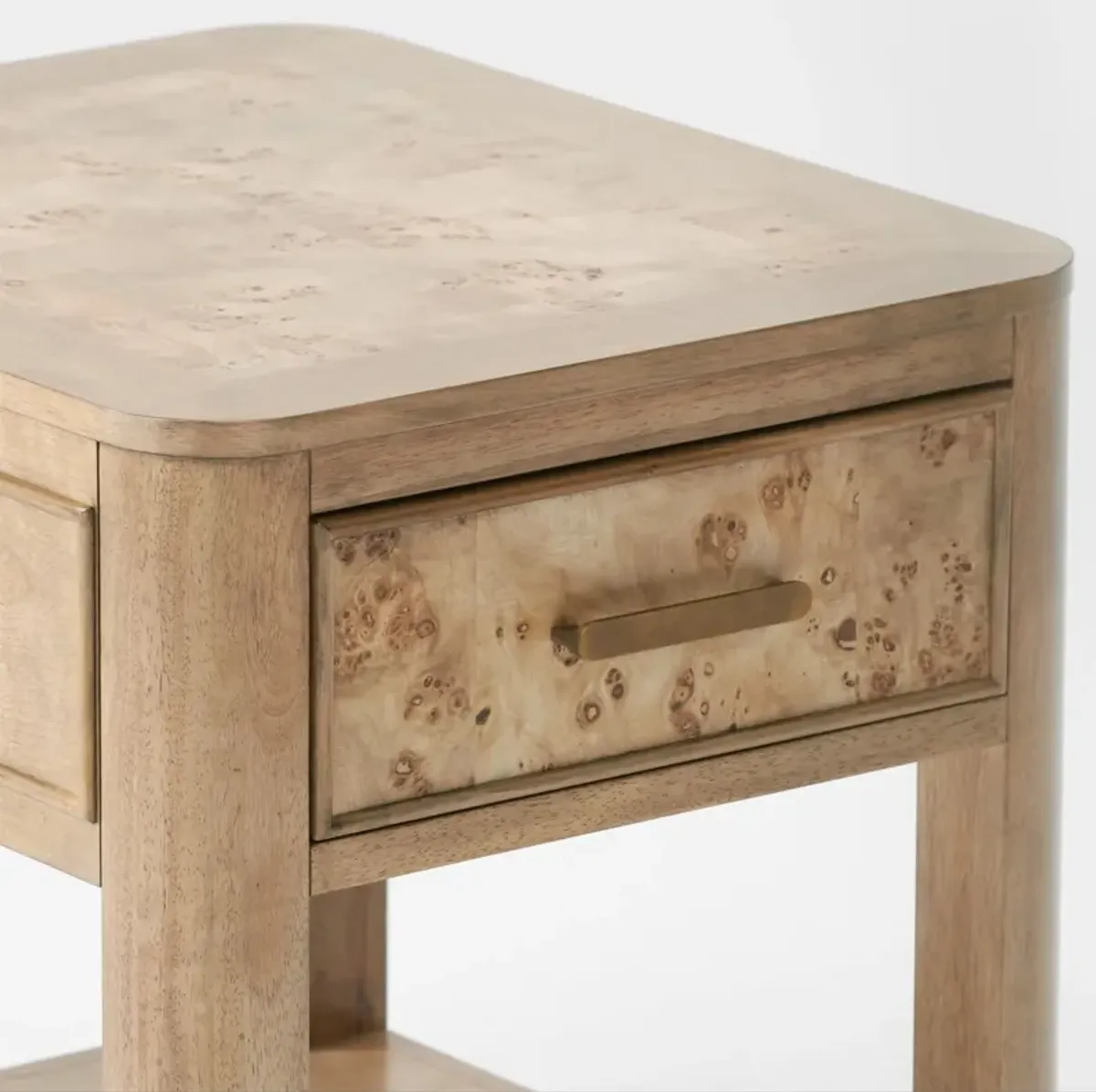 Milan Rectangular End Table With USB Charging