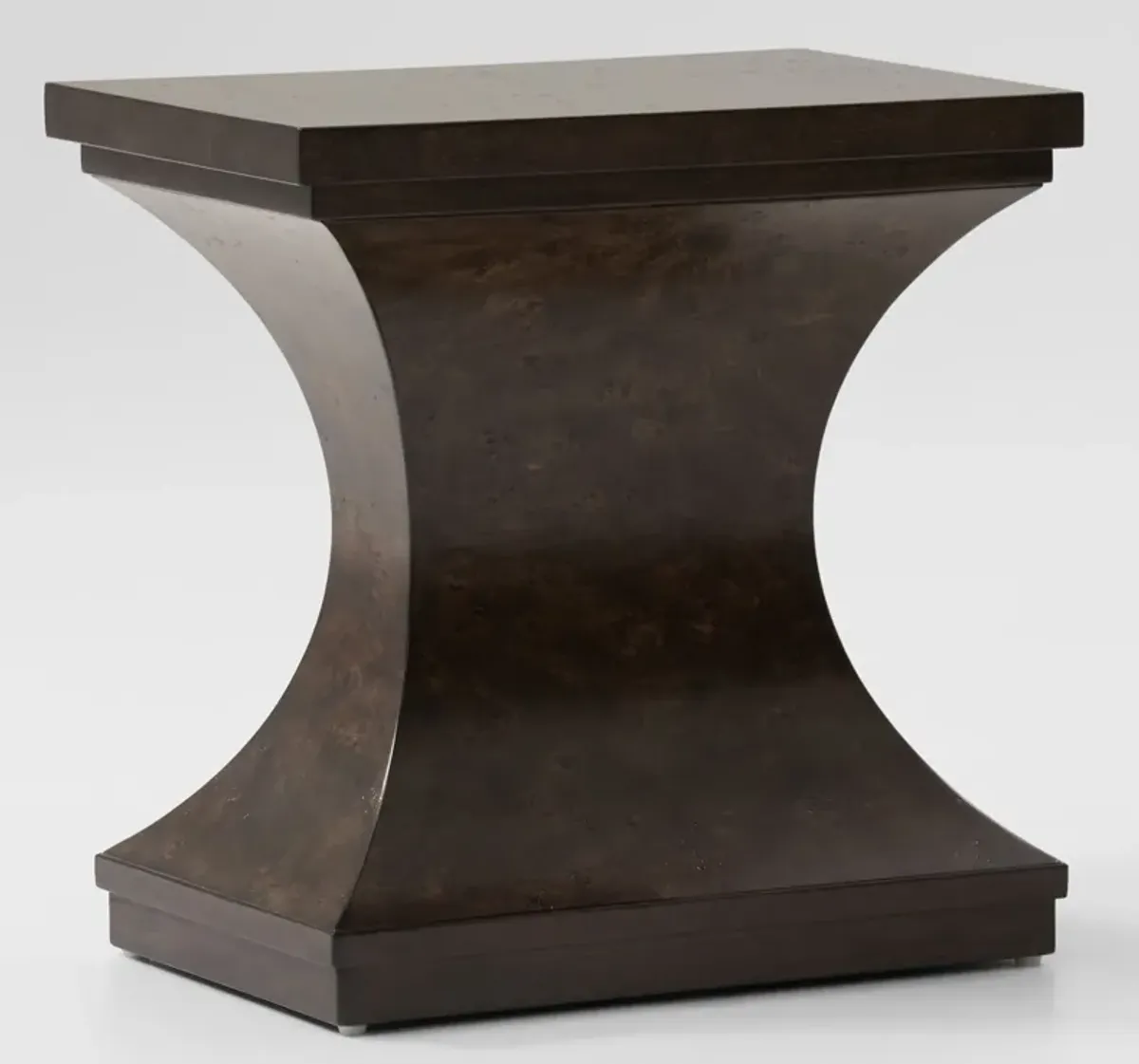 Milan Chairside Table - Espresso