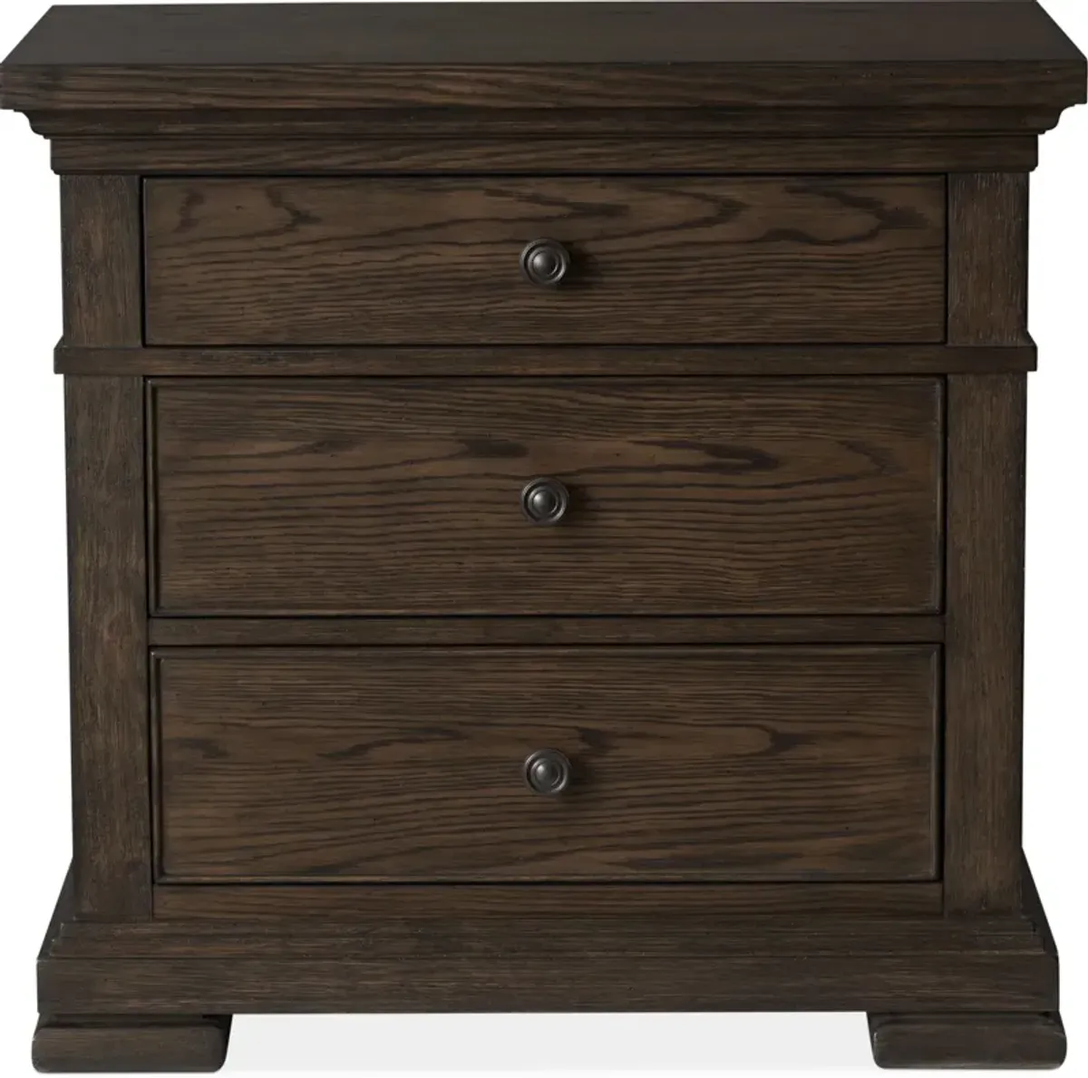 Asheville Nightstand with USB Charging - Tobacco