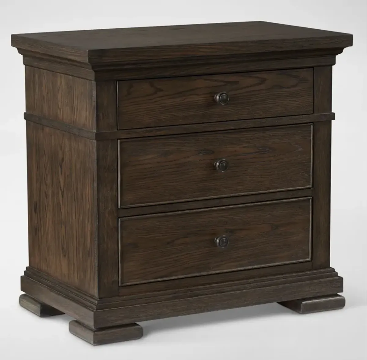 Asheville Nightstand with USB Charging - Tobacco