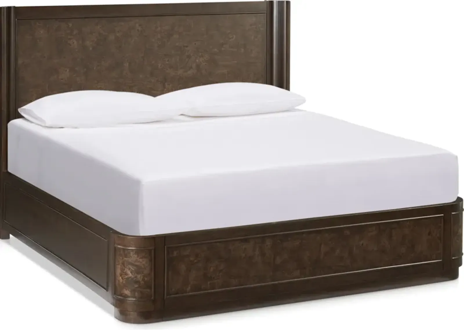 Milan Queen Panel Bed - Espresso