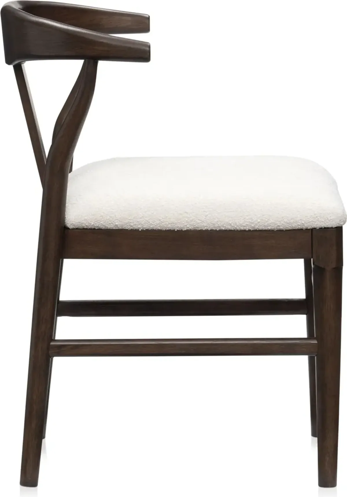 Santa Monica Wishbone-Back Dining Chair - Chestnut