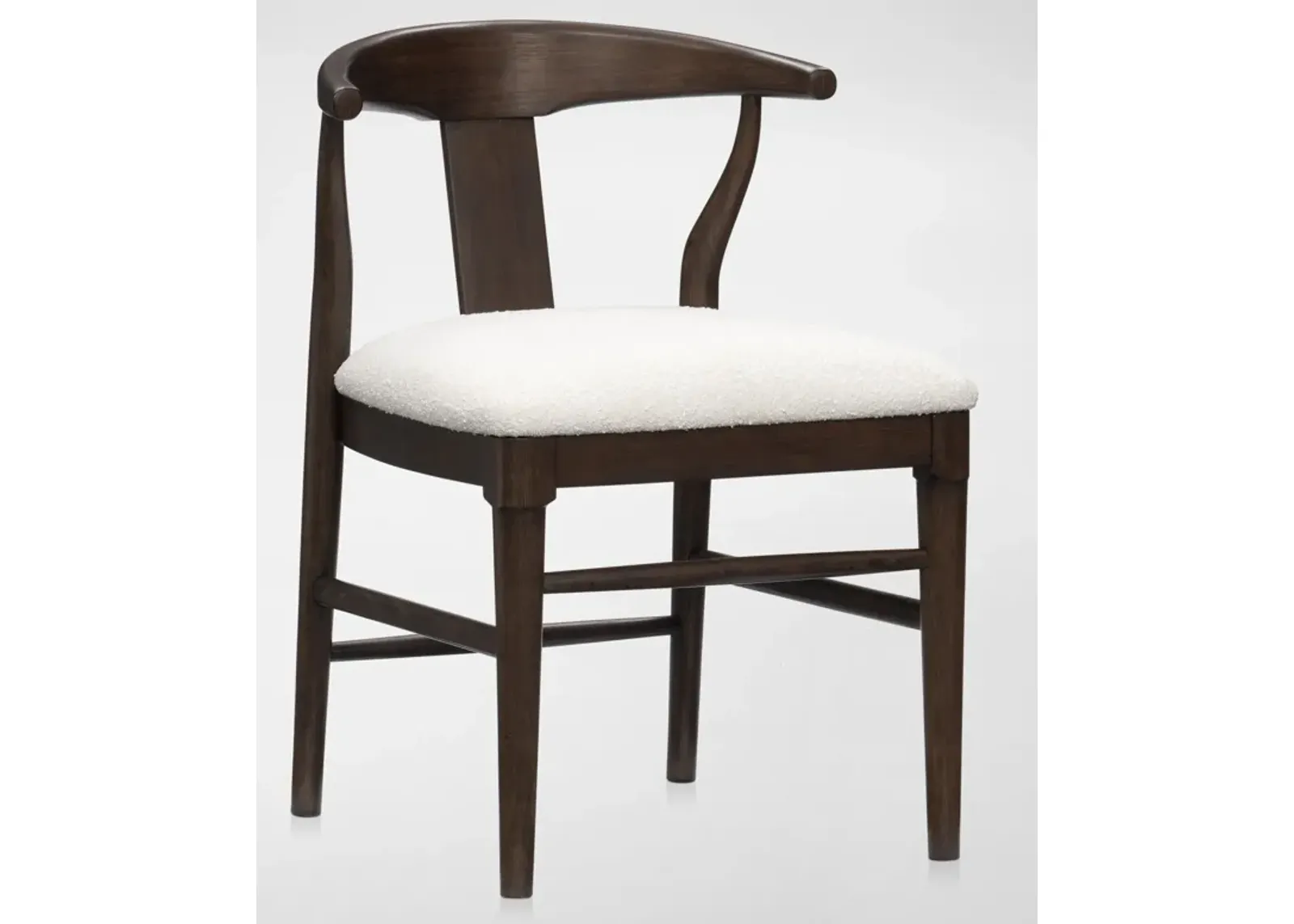 Santa Monica Wishbone-Back Dining Chair - Chestnut