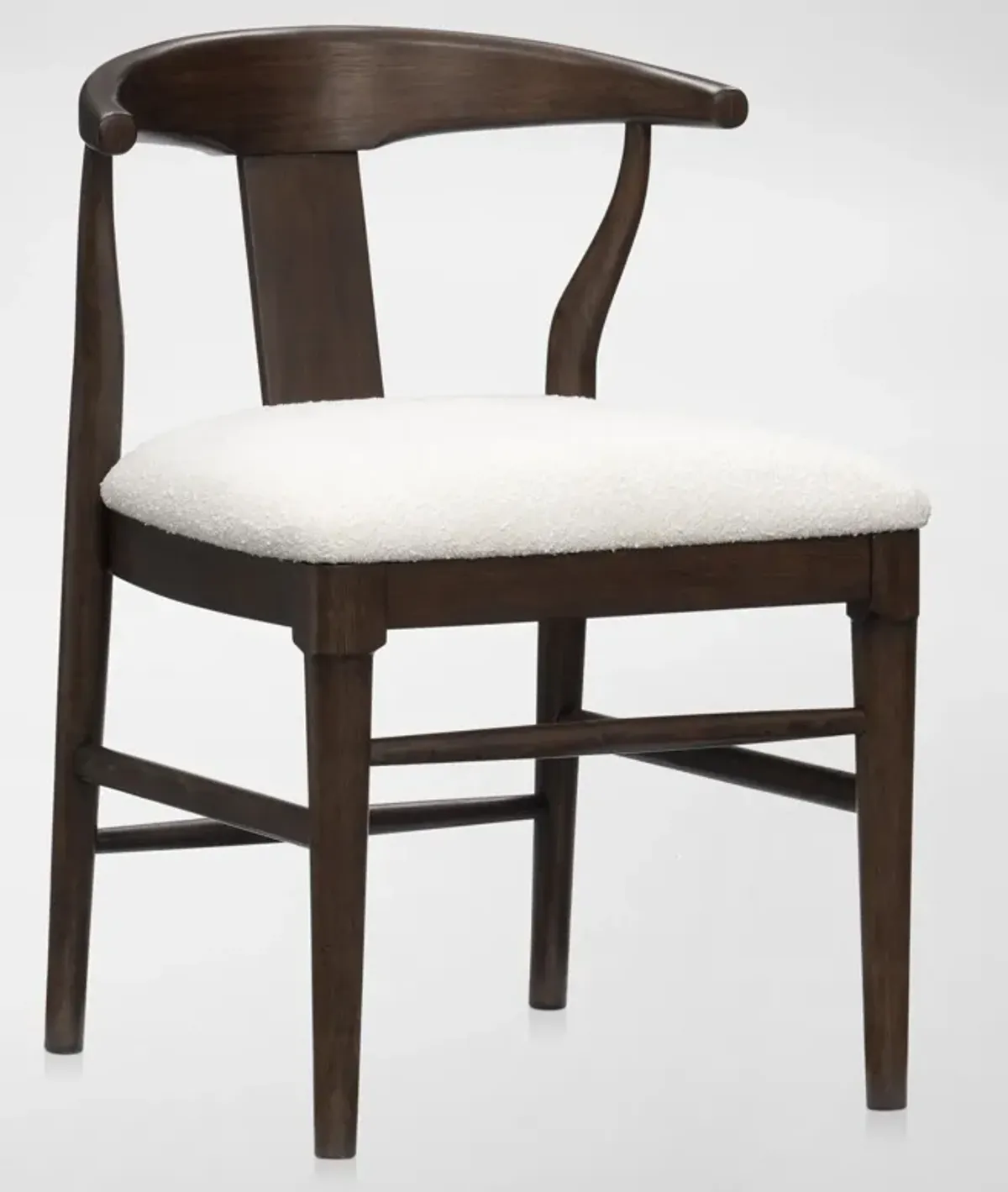 Santa Monica Wishbone-Back Dining Chair - Chestnut