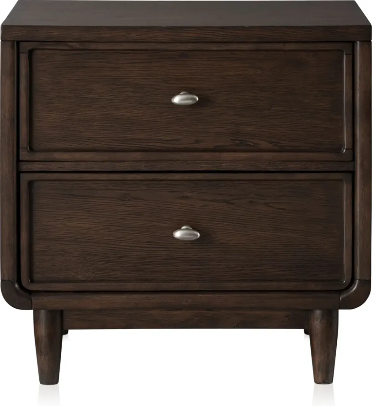 Santa Monica Nightstand With USB Charging - Chestnut