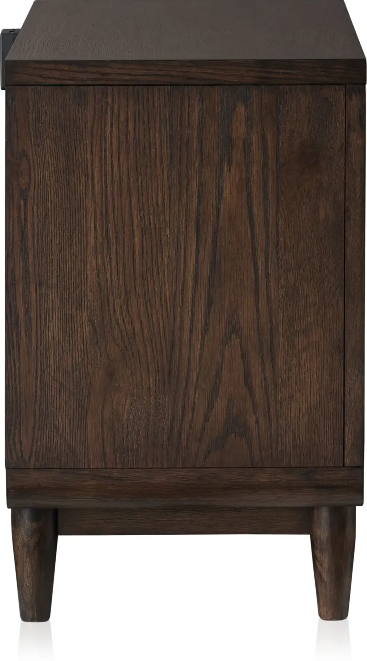 Santa Monica Nightstand With USB Charging - Chestnut