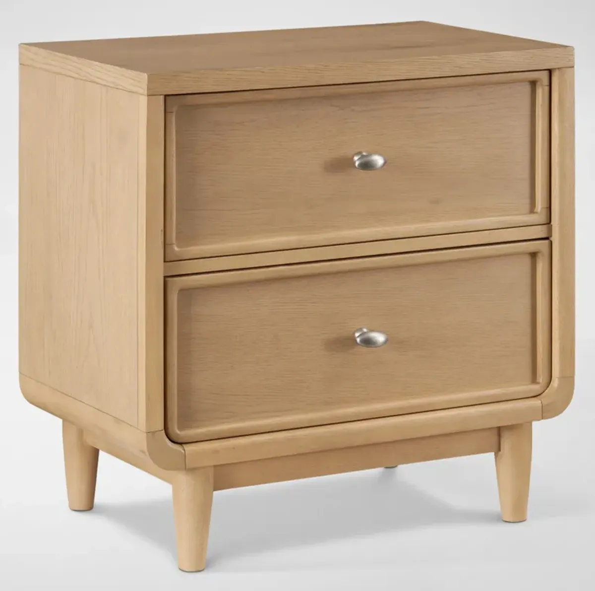 Santa Monica Nightstand With USB Charging - Natural