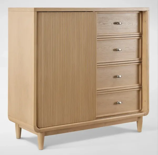 Santa Monica Door Chest - Natural